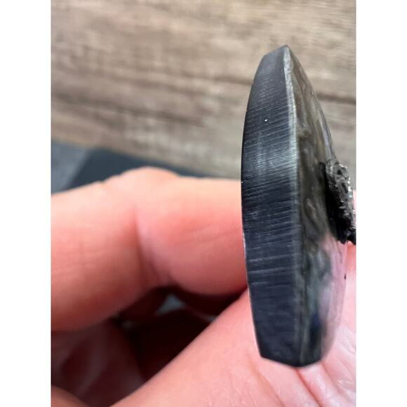 NEW Abalone shell sterling silver dangle earrings - Picture 6 of 10